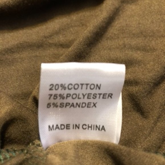 Leo Rosi Olive Green Cold Shoulder Top M NEW - Picture 10 of 10